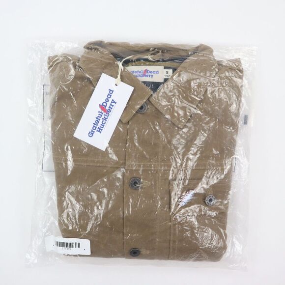 Huckberry x Grateful Dead Flannel-Lined Waxed Trucker Jacket Flint & Tinder S - Picture 11 of 14